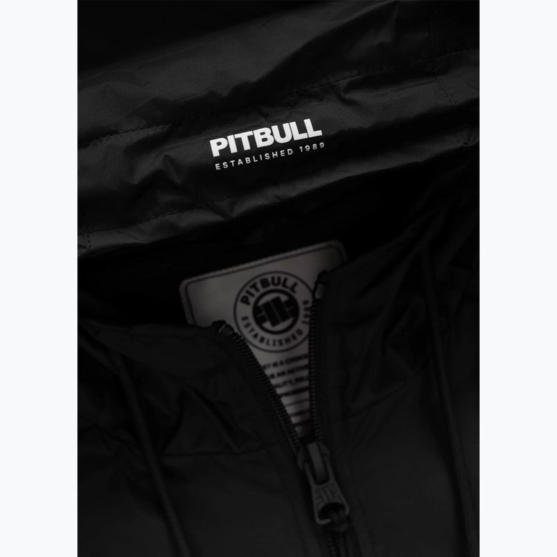 Men's jacket Pitbull Athletic Tape Nylon Hooded black 6