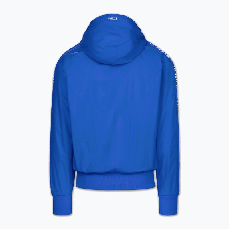 Men's jacket Pitbull Athletic Tape Nylon Hooded electric blue 6