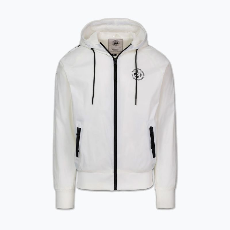 Men's jacket Pitbull Athletic Tape Nylon Hooded off white 4
