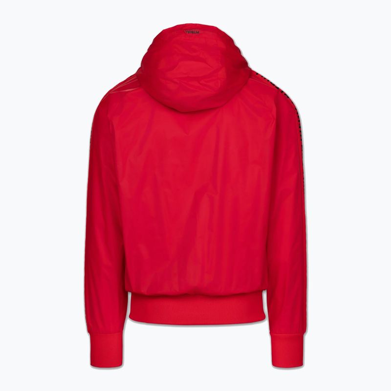 Men's jacket Pitbull Athletic Tape Nylon Hooded red 7