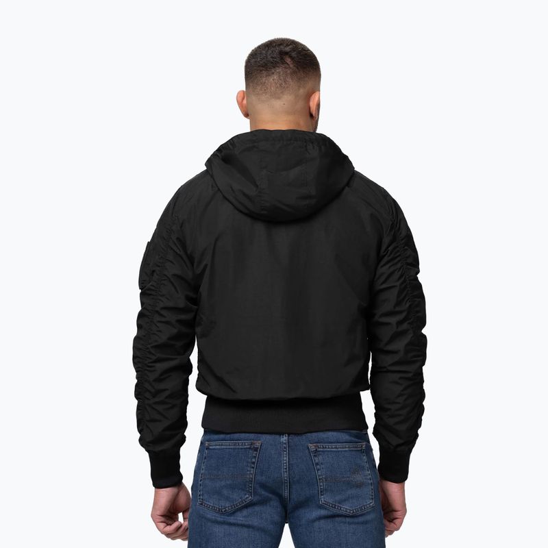 Men's jacket Pitbull Hooper Hooded black 3