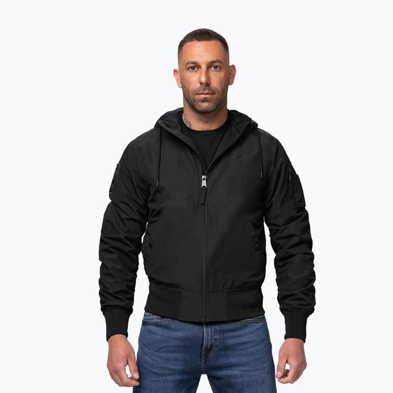 Men's jacket Pitbull Hooper Hooded black 4
