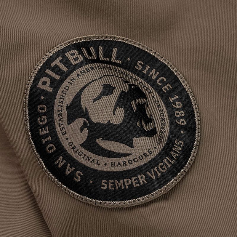 Men's jacket Pitbull Meandro Kangaroo dark brown 9