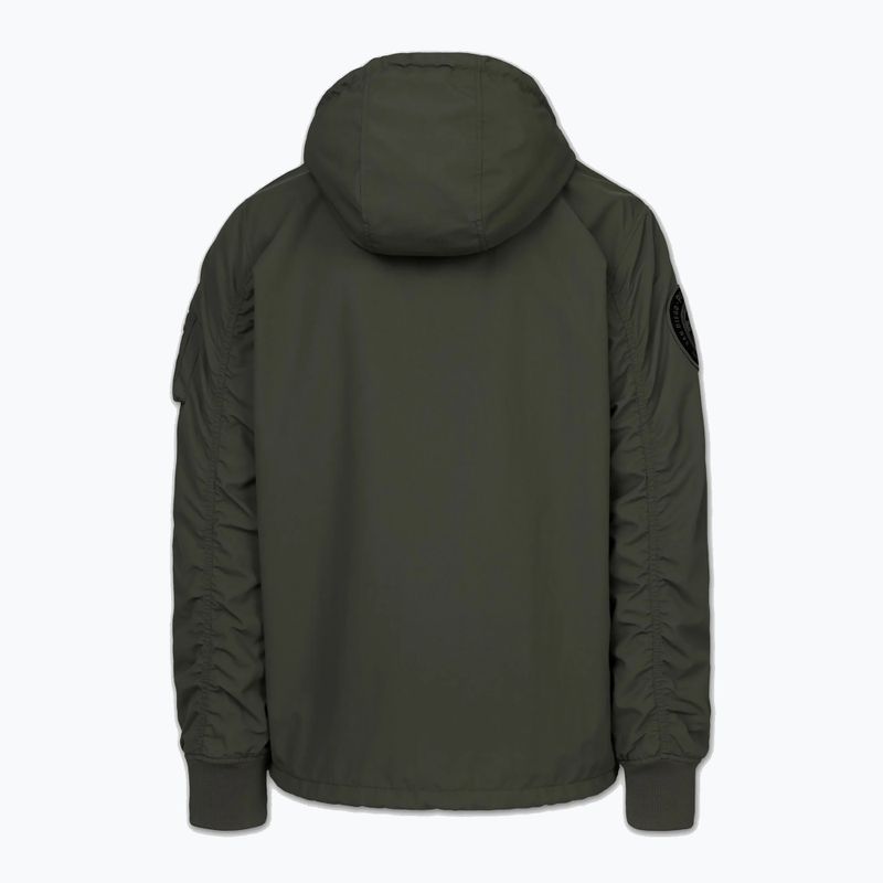 Men's jacket Pitbull Meandro Kangaroo dark olive 4