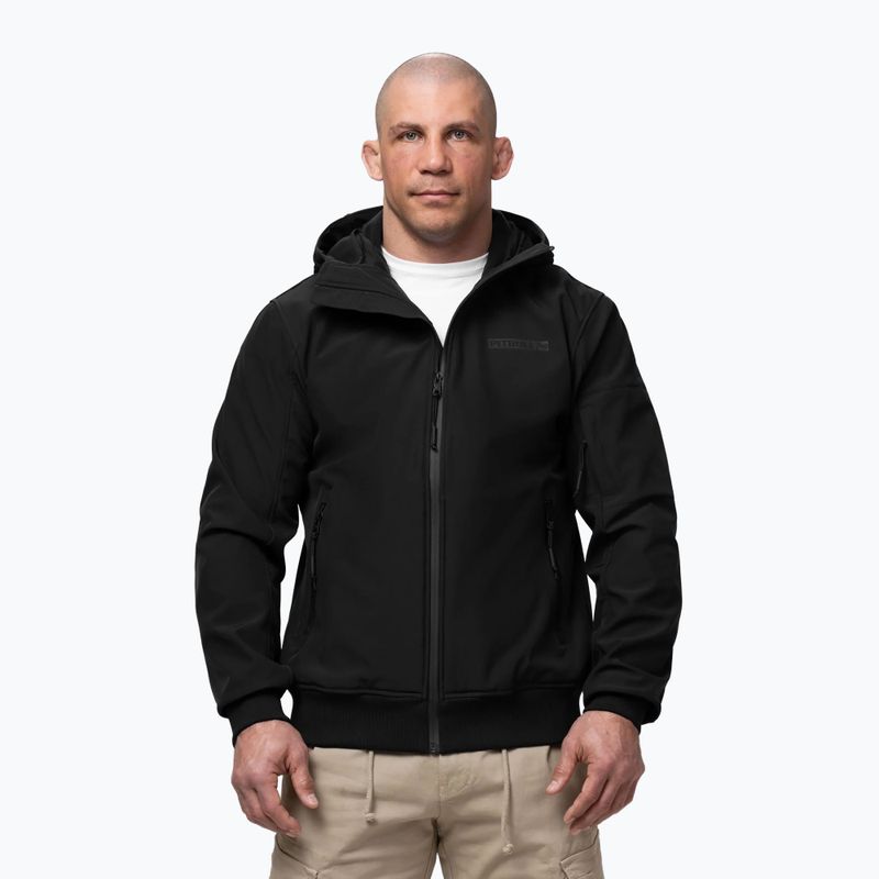 Men's jacket Pitbull Roscoe Softshell black 4
