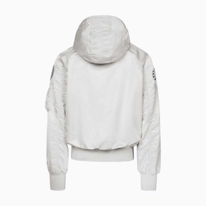 Men's jacket Pitbull Aero Flight Hooded off white 6