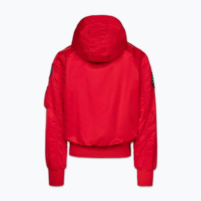 Men's jacket Pitbull Aero Flight Hooded fluo/red 6