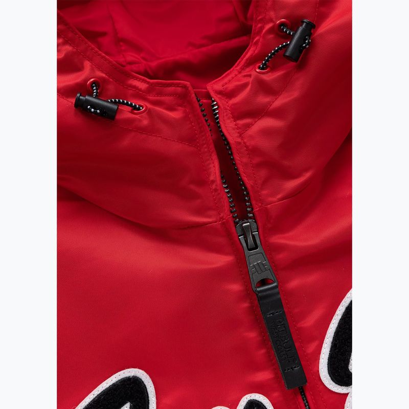 Men's jacket Pitbull Aero Flight Hooded fluo/red 14