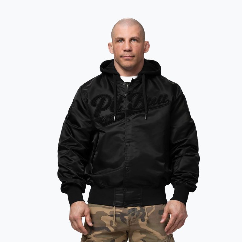 Men's jacket Pitbull Mason San Diego Baseball Hooded black 4