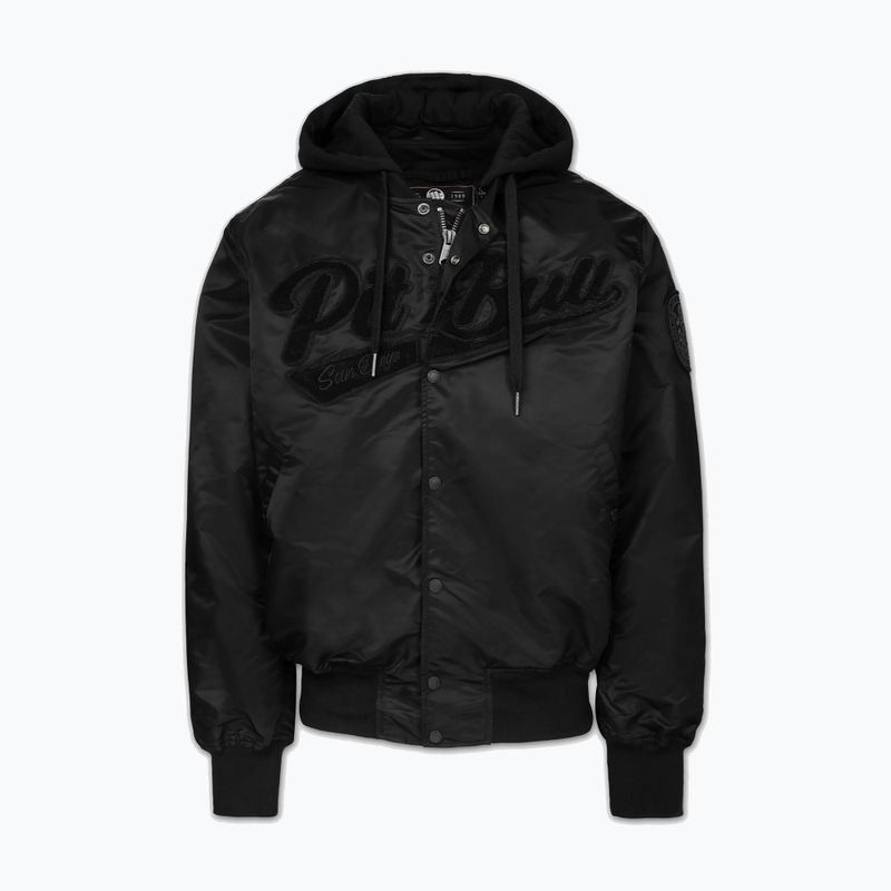 Men's jacket Pitbull Mason San Diego Baseball Hooded black 5