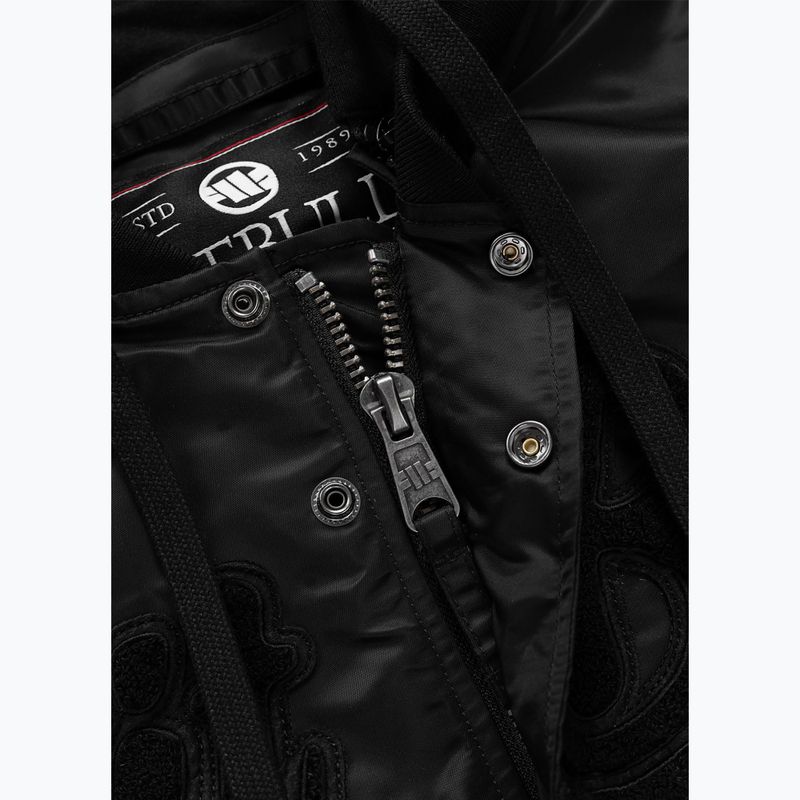 Men's jacket Pitbull Mason San Diego Baseball Hooded black 8