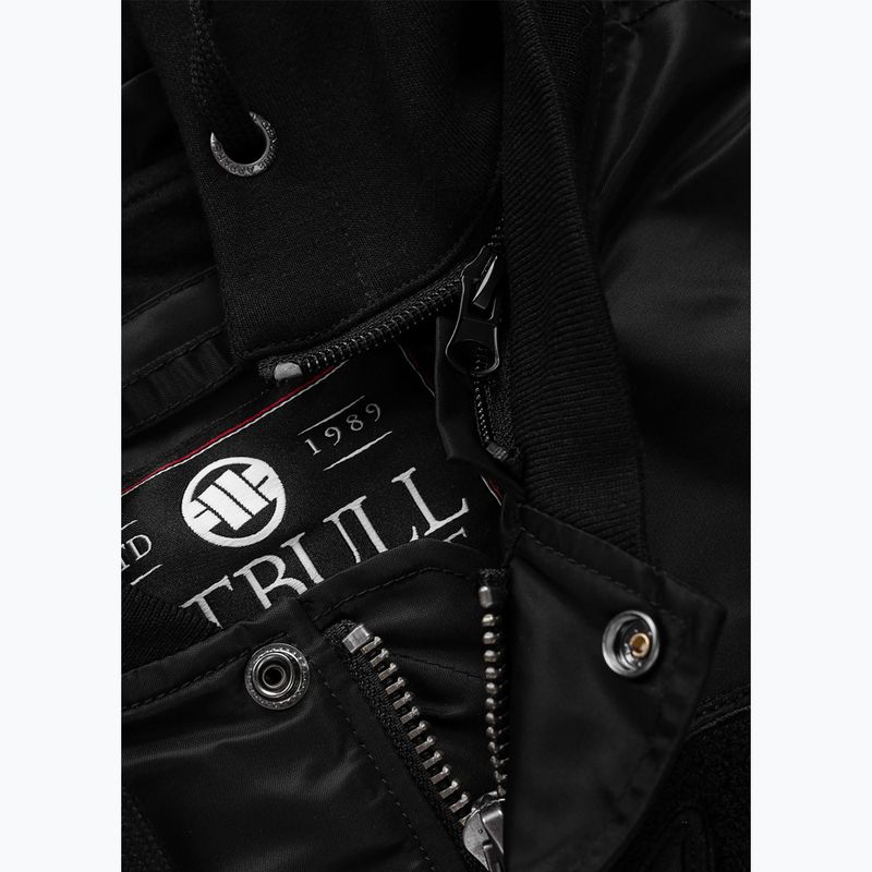 Men's jacket Pitbull Mason San Diego Baseball Hooded black 9