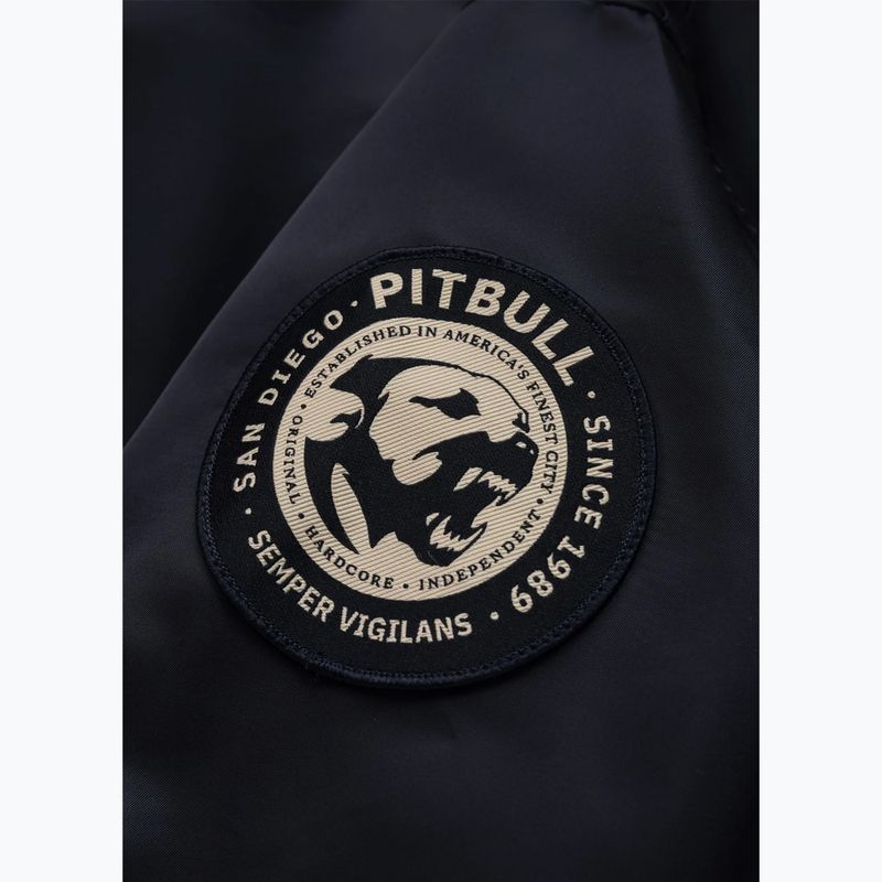 Men's jacket Pitbull Mason San Diego Baseball Hooded dark navy/beige 9
