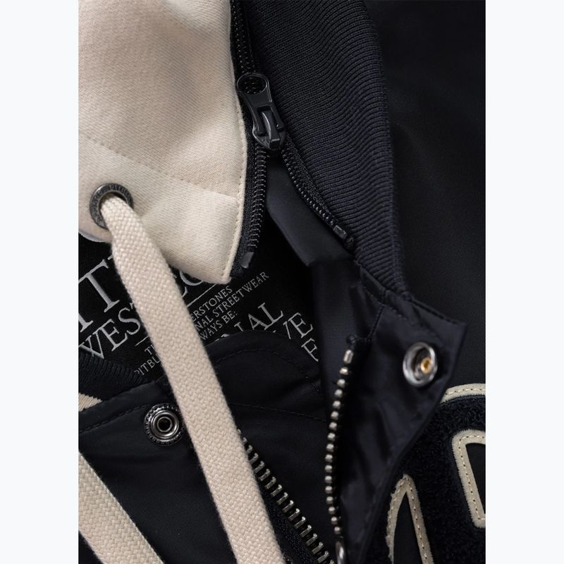 Men's jacket Pitbull Mason San Diego Baseball Hooded dark navy/beige 10