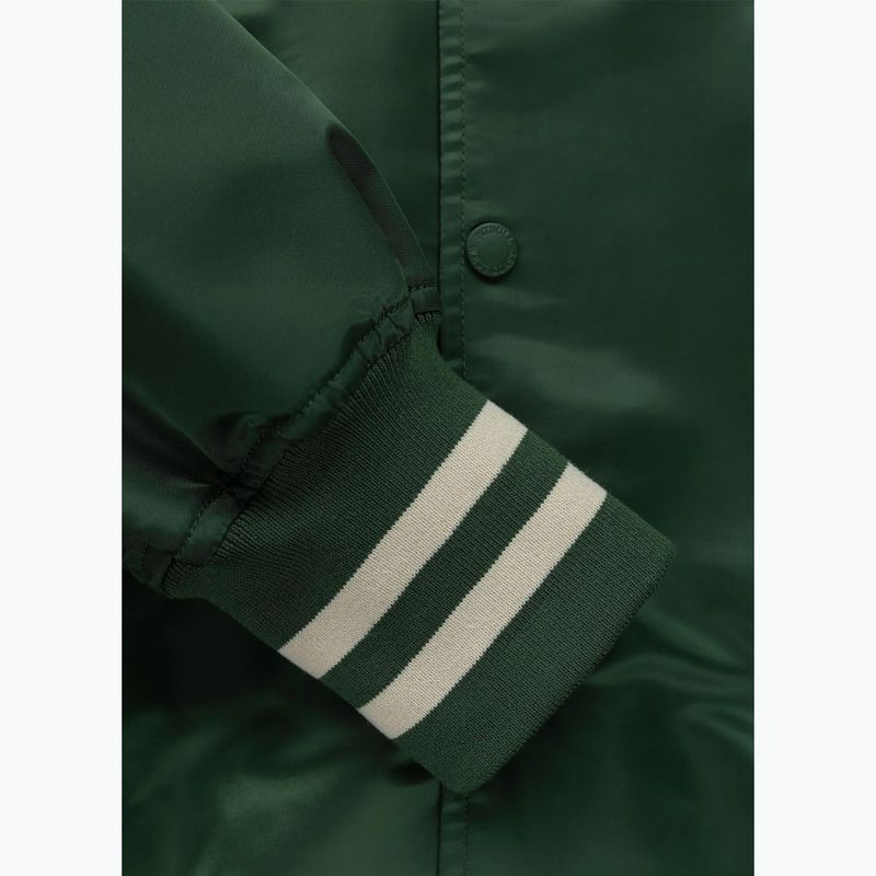 Men's jacket Pitbull Mason San Diego Baseball Hooded bottle green/beige 10