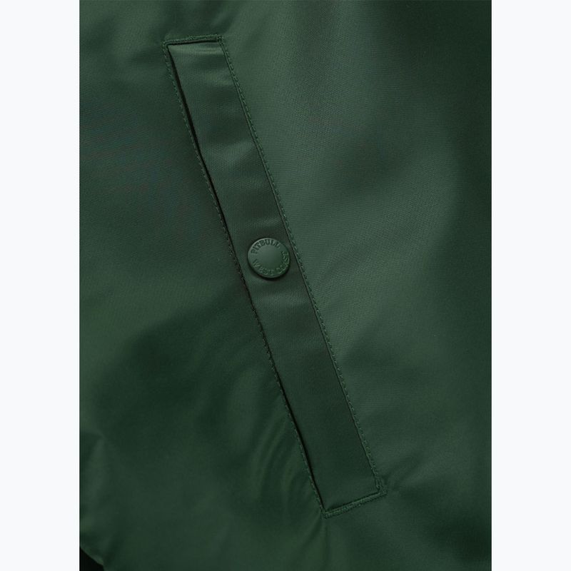 Men's jacket Pitbull Mason San Diego Baseball Hooded bottle green/beige 12