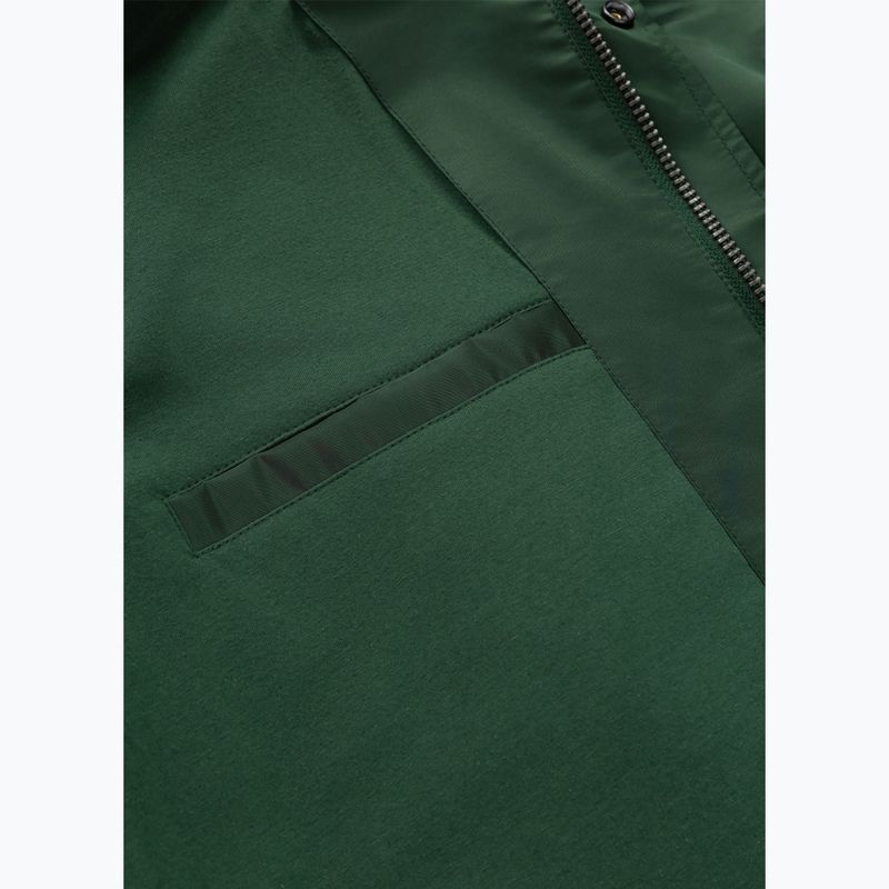 Men's jacket Pitbull Mason San Diego Baseball Hooded bottle green/beige 13