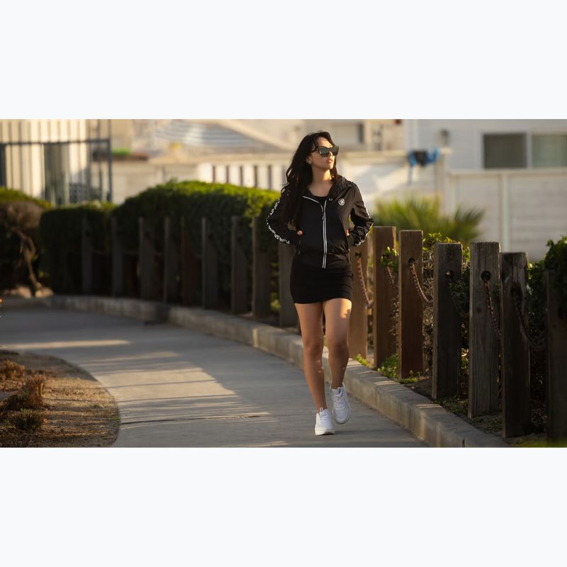 Women's jacket Pitbull Aaricia Stripes Nylon Hooded black 11