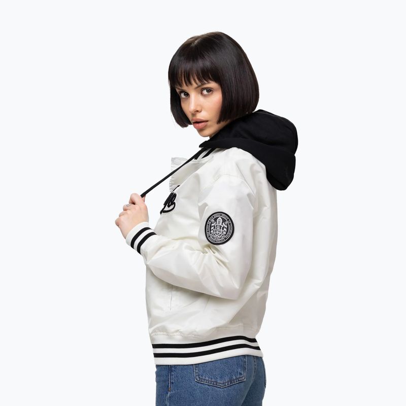 Women's jacket Pitbull Angela San Diego Hooded Varsity off white 4