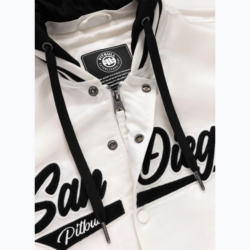 Women's jacket Pitbull Angela San Diego Hooded Varsity off white 7