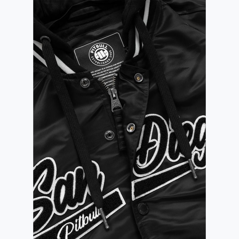 Women's jacket Pitbull Angela San Diego Hooded Varsity black 8