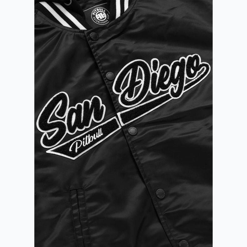 Women's jacket Pitbull Angela San Diego Hooded Varsity black 13