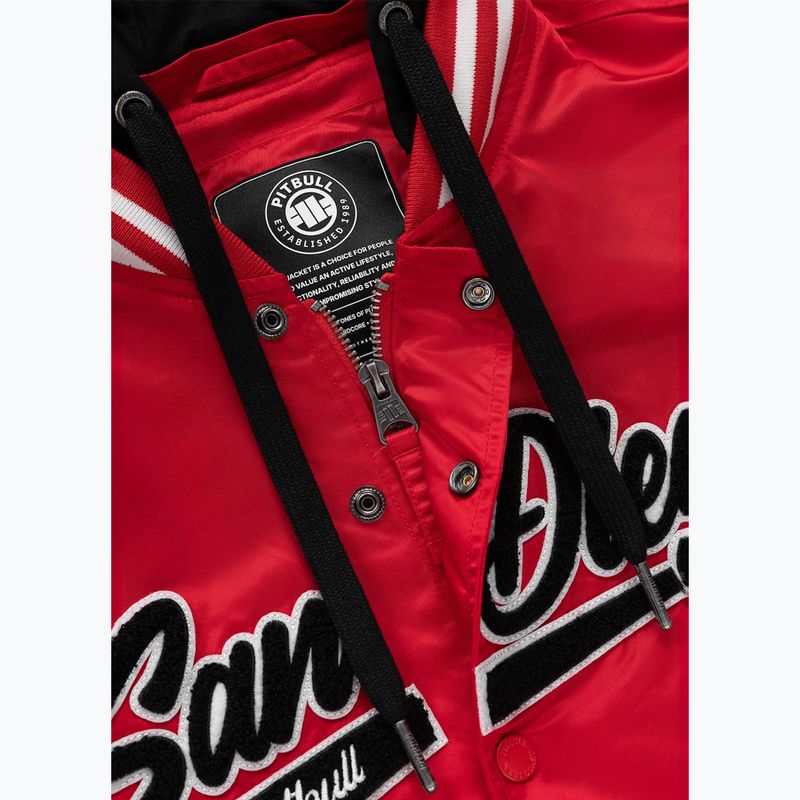 Women's jacket Pitbull Angela San Diego Hooded Varsity fluo/red 8