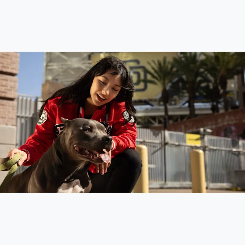 Women's jacket Pitbull Angela San Diego Hooded Varsity fluo/red 18