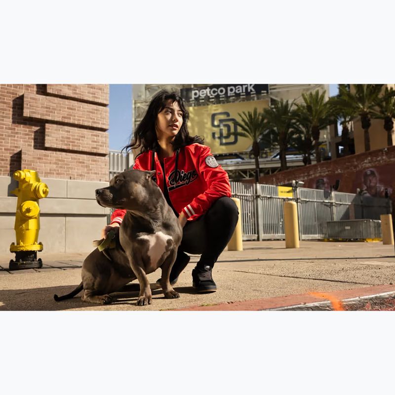 Women's jacket Pitbull Angela San Diego Hooded Varsity fluo/red 19