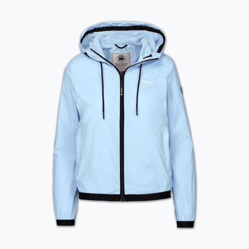 Women's jacket Pitbull Adena Hooded light blue 3