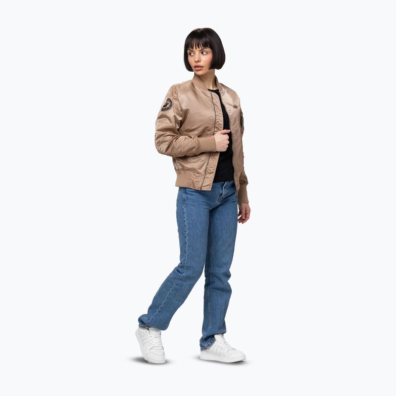 Women's jacket Pitbull Genessee 4 Flight dark sand 2