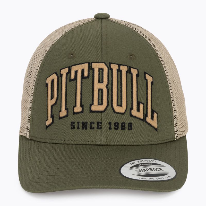 Men's baseball cap Pitbull Mesh "Pitbull Norton" Trucker Low Profile green 2