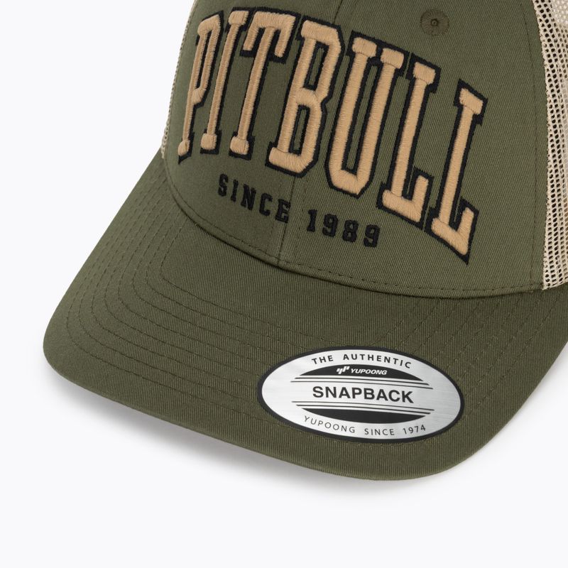 Men's baseball cap Pitbull Mesh "Pitbull Norton" Trucker Low Profile green 3