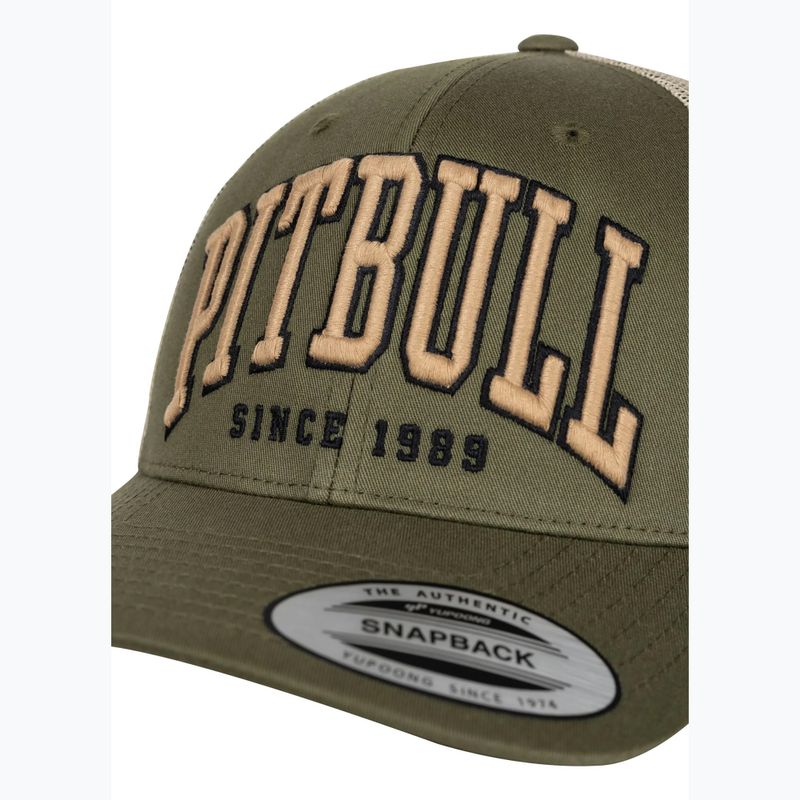 Men's baseball cap Pitbull Mesh "Pitbull Norton" Trucker Low Profile green 3
