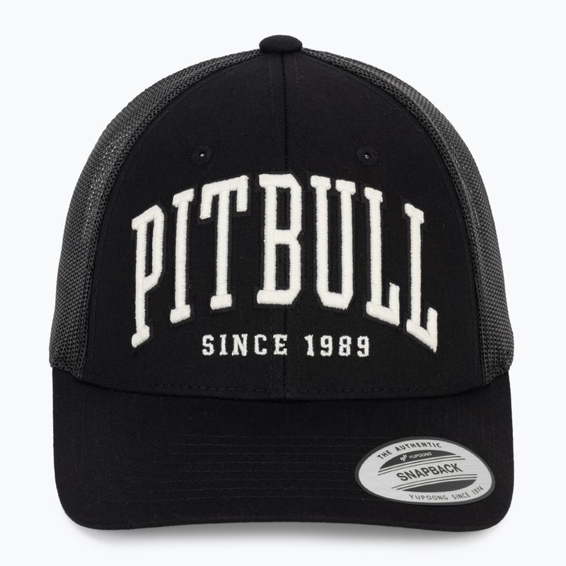 Men's baseball cap Pitbull Mesh "Pitbull Norton" Trucker Low Profile black/black 2