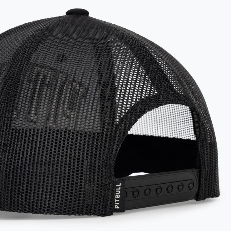 Men's baseball cap Pitbull Mesh "Pitbull Norton" Trucker Low Profile black/black 4