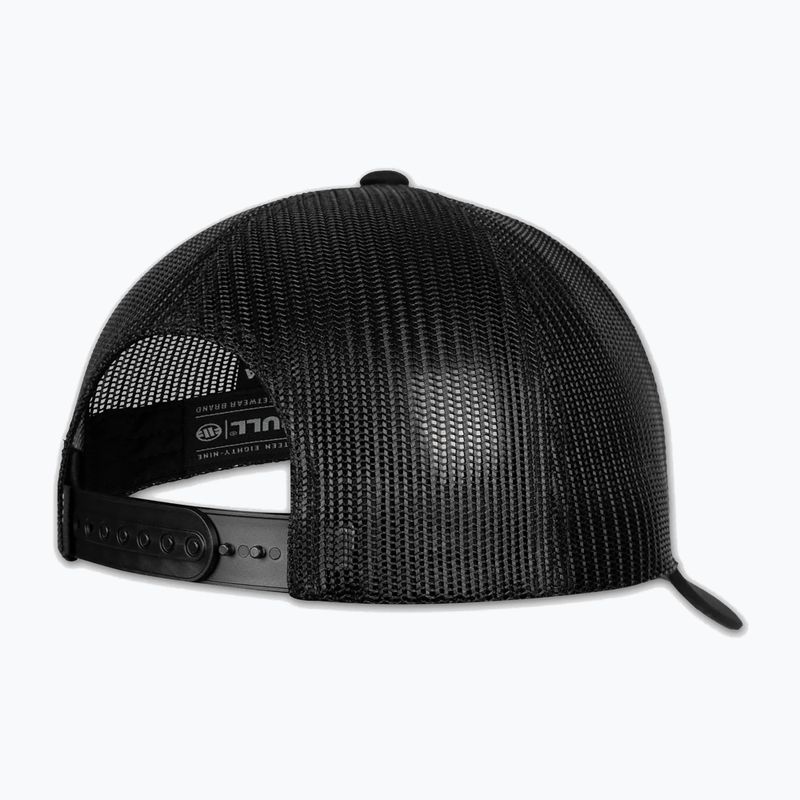 Men's baseball cap Pitbull Mesh "Pitbull Norton" Trucker Low Profile black/black 2