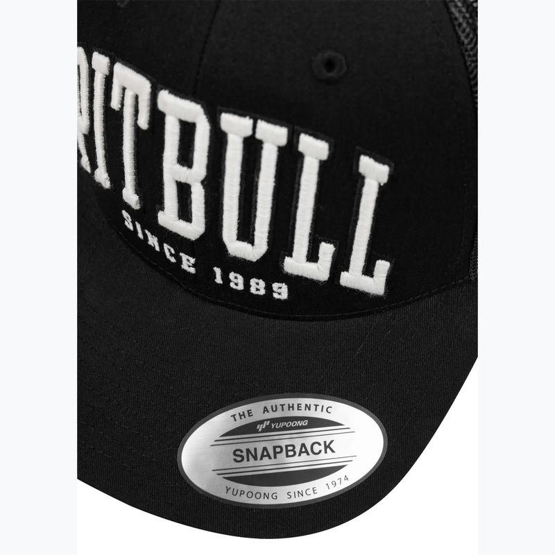 Men's baseball cap Pitbull Mesh "Pitbull Norton" Trucker Low Profile black/black 4