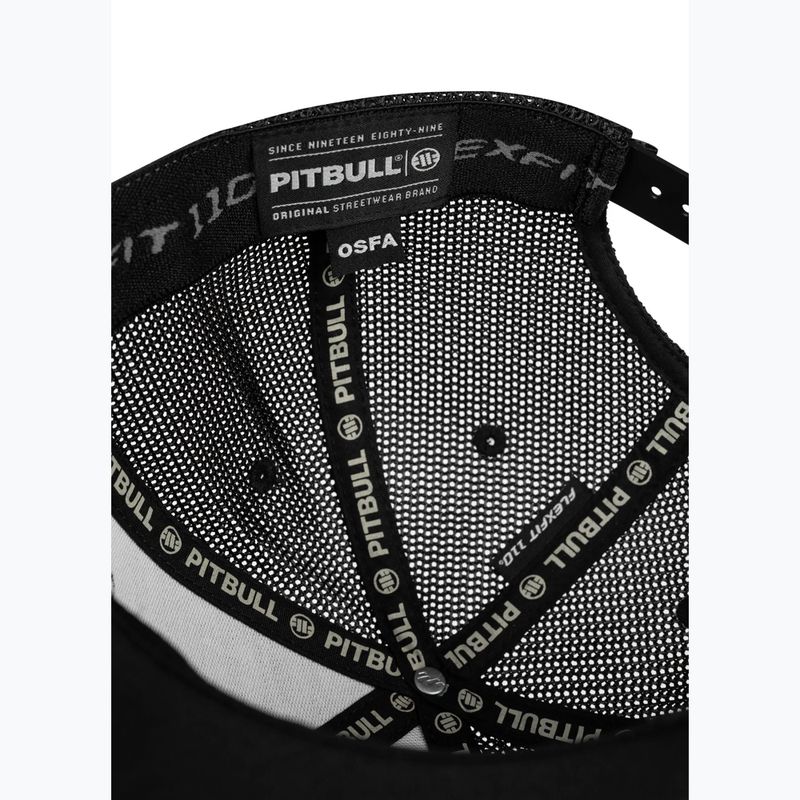 Men's baseball cap Pitbull Mesh "Pitbull Norton" Trucker Low Profile black/black 5
