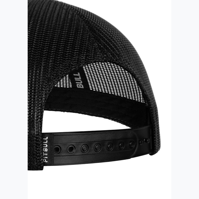 Men's baseball cap Pitbull Mesh "Pitbull Norton" Trucker Low Profile black/black 6