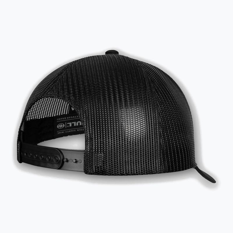 Men's baseball cap Pitbull "SO.CAL.” Retro Trucker black/black/white 2