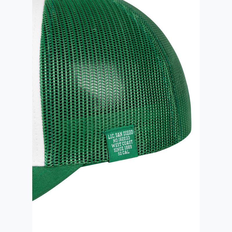 Men's baseball cap Pitbull "SO.CAL." Retro Trucker green/white 5