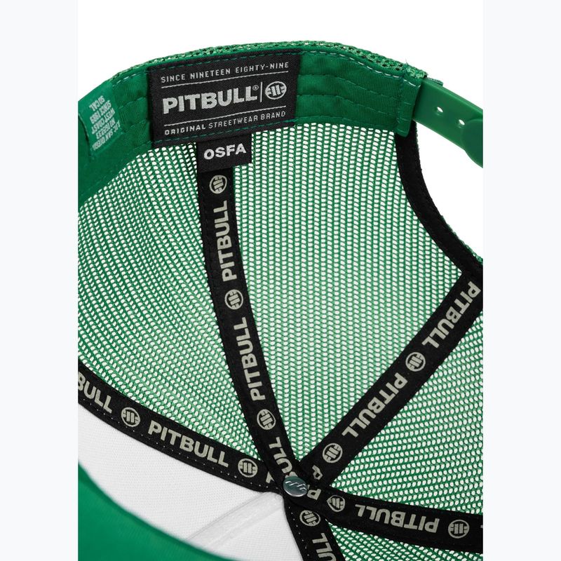 Men's baseball cap Pitbull "SO.CAL." Retro Trucker green/white 7
