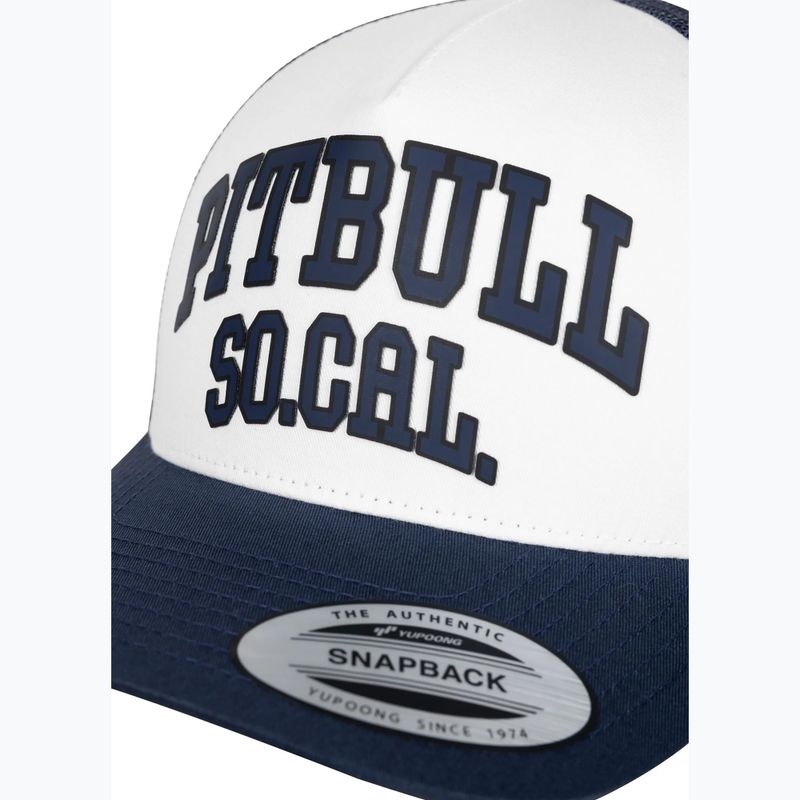 Men's baseball cap Pitbull "SO.CAL." Retro Trucker black/white 3