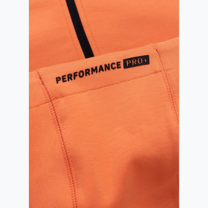 Men's sweatshirt Pitbull Dogwood Hooded Zip Sweatshirt fluo orange 8