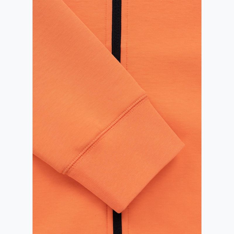 Men's sweatshirt Pitbull Dogwood Hooded Zip Sweatshirt fluo orange 9