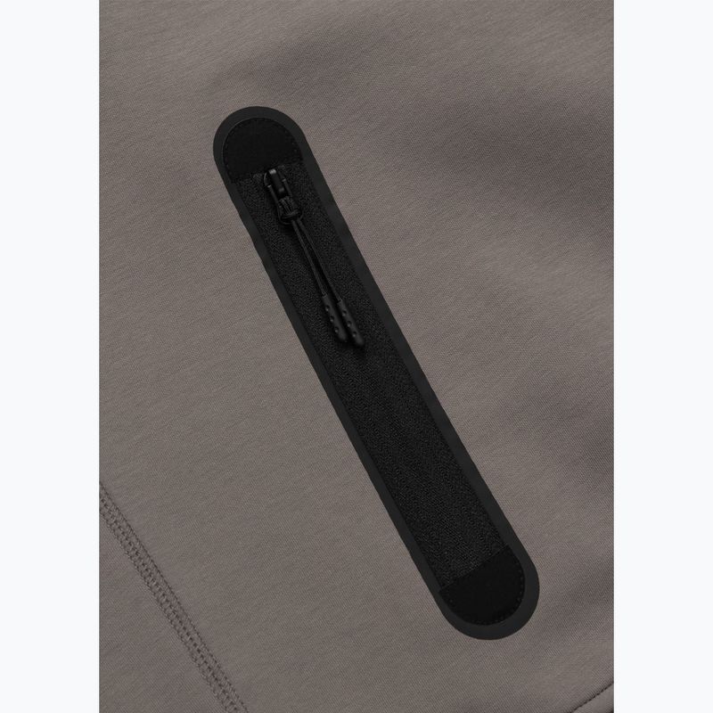 Men's sweatshirt Pitbull Dogwood Hooded Zip Sweatshirt taupe 8