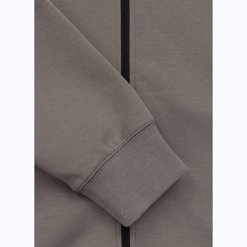 Men's sweatshirt Pitbull Dogwood Hooded Zip Sweatshirt taupe 11