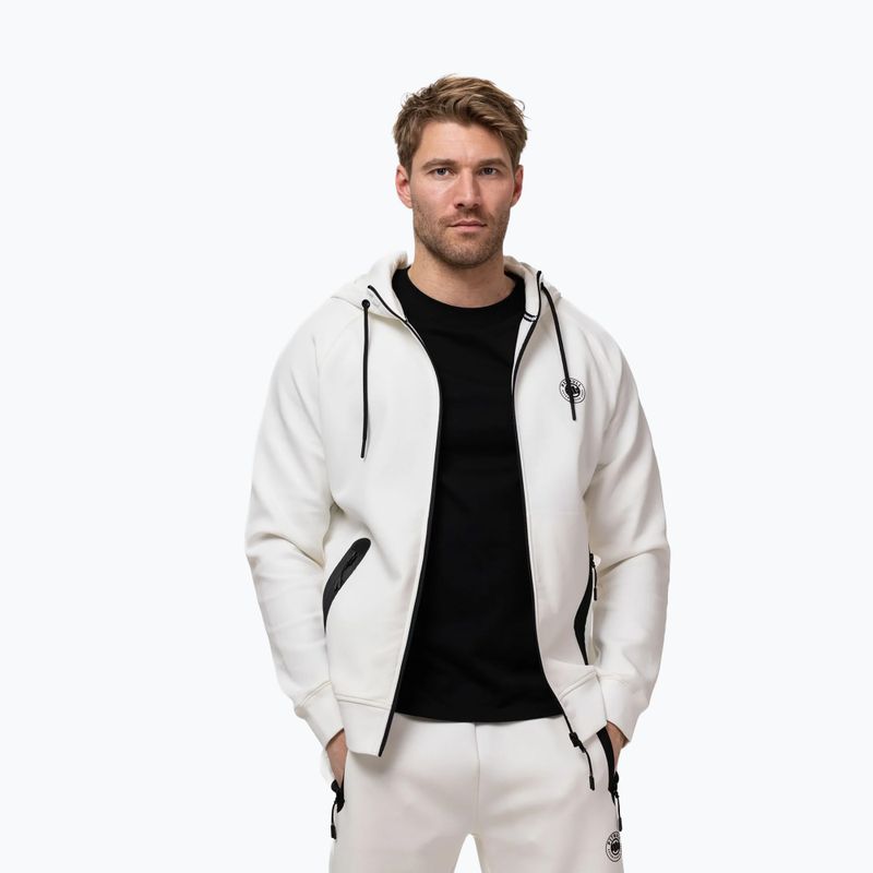 Men's sweatshirt Pitbull Dogwood Hooded Zip Sweatshirt off white 4