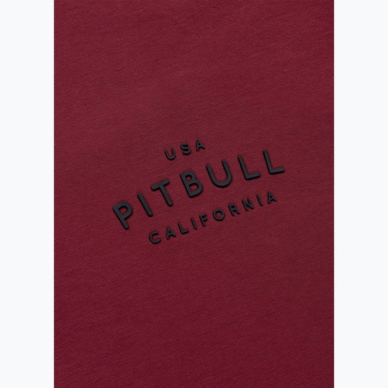 Men's sweatshirt Pitbull Sampson Crewneck Sweatshirt burgundy 9